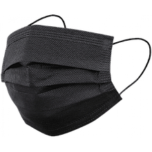 Маска захисна ЧОРНА (50 шт. в коробці)