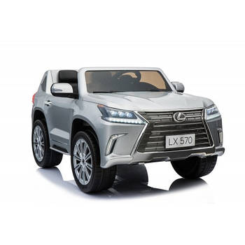 Електромобіль Lexus дитячий (2 мотори по 35W, акум 12V10AH, MP3, USB, SD, фарбований) LX570CM Сірий