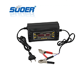 Зарядний пристрій для автомобільного акумулятора Suoer 6A 12V (SON-1206D) для гелевих, олив'яно-кислотних, фото 6