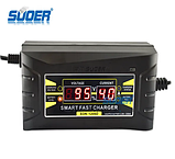 Зарядний пристрій для автомобільного акумулятора Suoer 6A 12V (SON-1206D) для гелевих, олив'яно-кислотних, фото 2