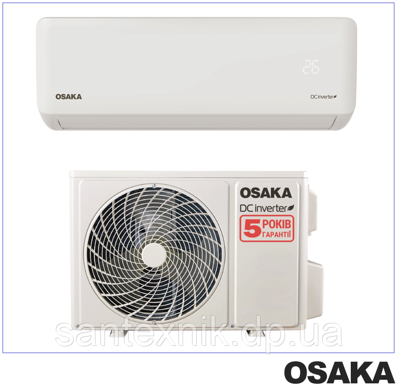 Кондиціонер OSAKA ELITE DC INVERTER STV-12НН R-410 до -15 hot/cool, фото 1