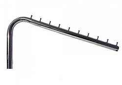 Кронштейн Гусак (флейта) поворотний для труби (великий) Ø 25 мм