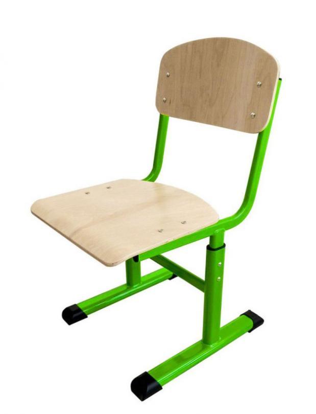 Стілець Т-подібний на плоскоовальній трубі, регульований по висоті №2-5