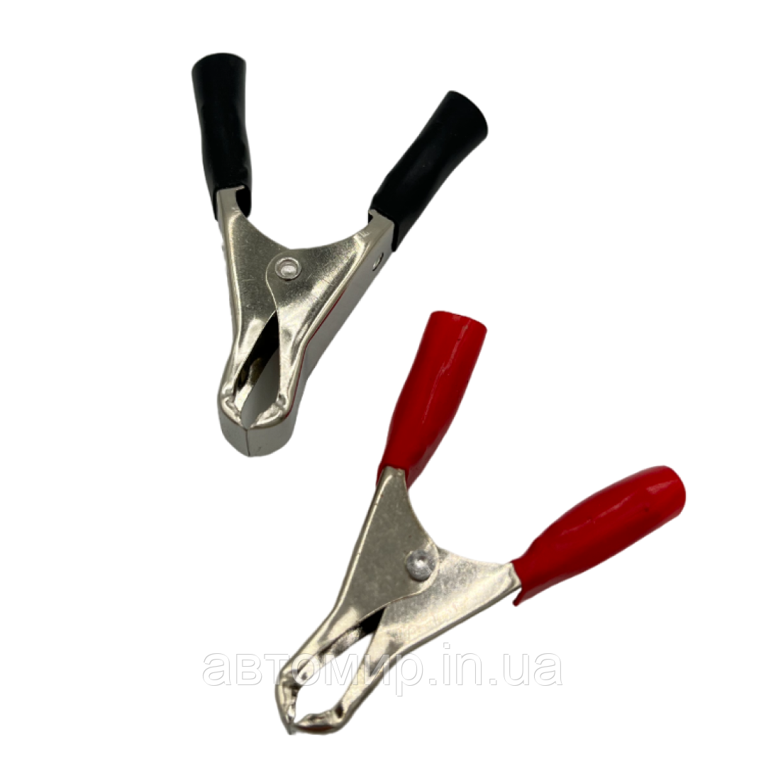 Автомобільні крокодили затискача 15А 5 см (2шт), фото 1