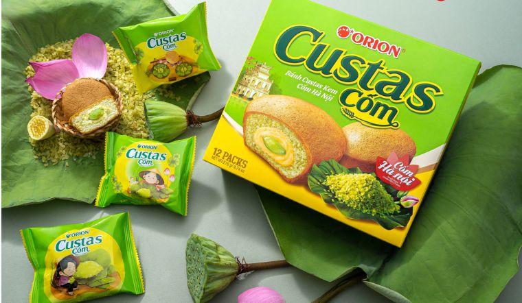 Кекси з начинкою ORION Custas com Young Rice 276 g 12 пачок (В'єтнам) м'які тістечка з В'єтнаму NEW 2025!