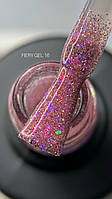 Гель-лак світловідбивний SAGA Professional Fiery №16, 9мл