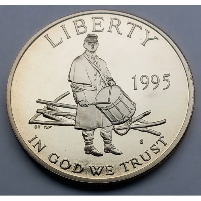 США 1⁄2 долара, 1995 Драбина цивільної війни No2191