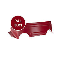 Снігозатримувач (снігоріз) підковка, глянцевий RAL 3011 яскраво червоний