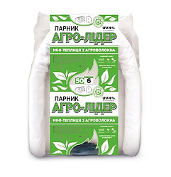 Дачна теплиця 6 м збірна дугова з агроволокна 50 г/ м2 "Агро-Лідер" парник для городу, огірків, помідорів