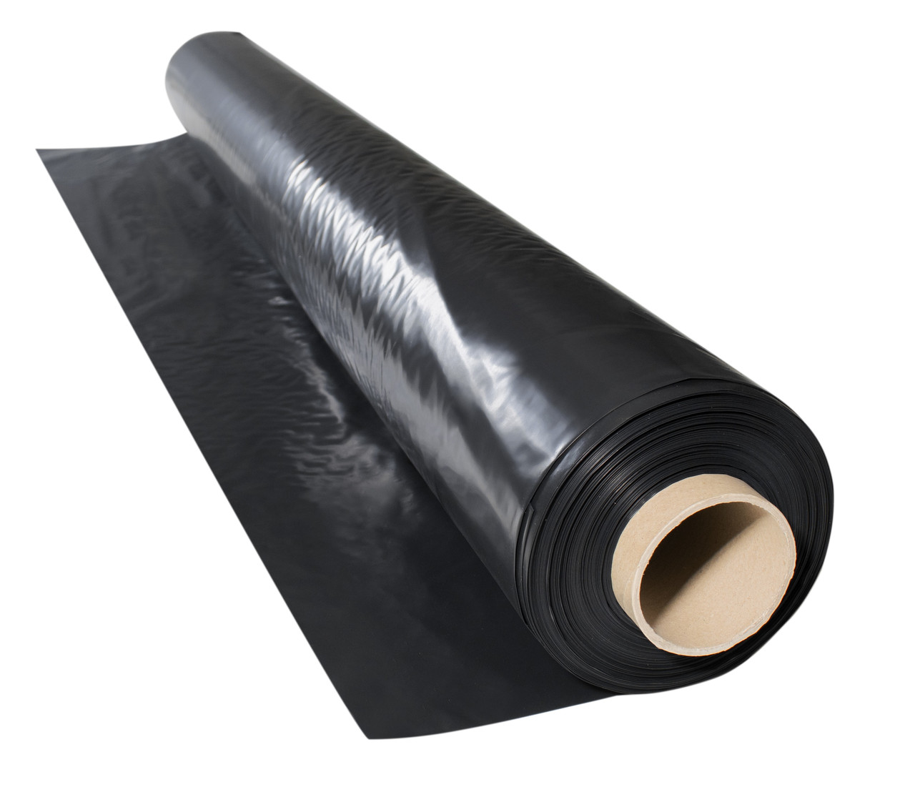 Плівка будівельна 80 мкм чорна 6*50 м для мульчування та будівництва, фото 1