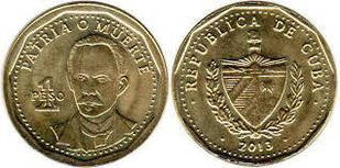 Куба 1 песо 2013