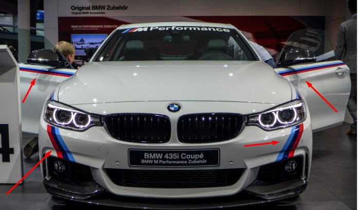 Акцентні смуги M Performance Motorsport для BMW F32