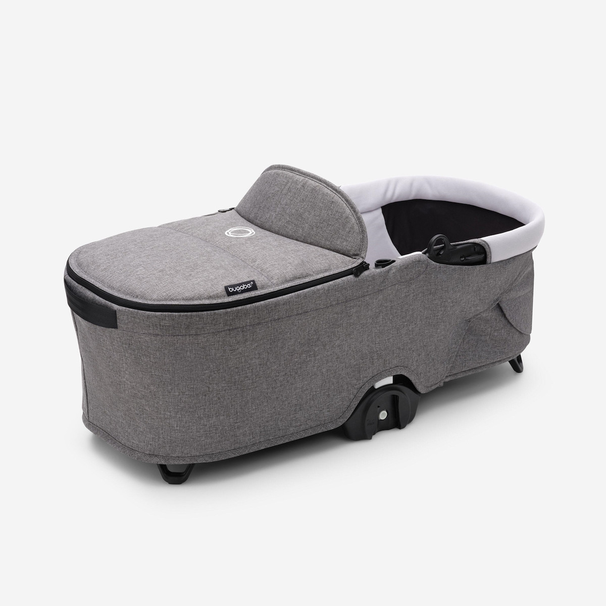 BUGABOO - Люлька для коляски DRAGONFLY GREY MELANGE, колір сірий меланж