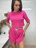 Літній комплект топ і шорти на запах, фото 2
