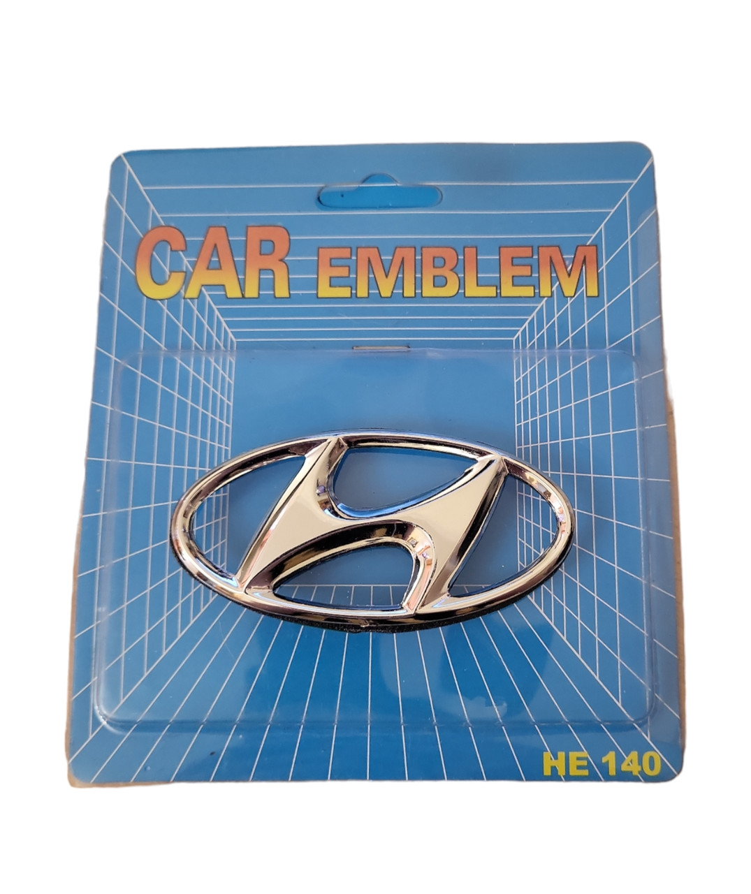 Значок емблема на капот Hyundai Хенддай 80х40 мм
