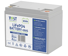 Акумулятор VOLT Polska LiFePO4 12.8V 60Ah BMS (6AKLI06012)