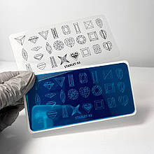 Пластина для стемпінгу Starlet 93 із демо листом