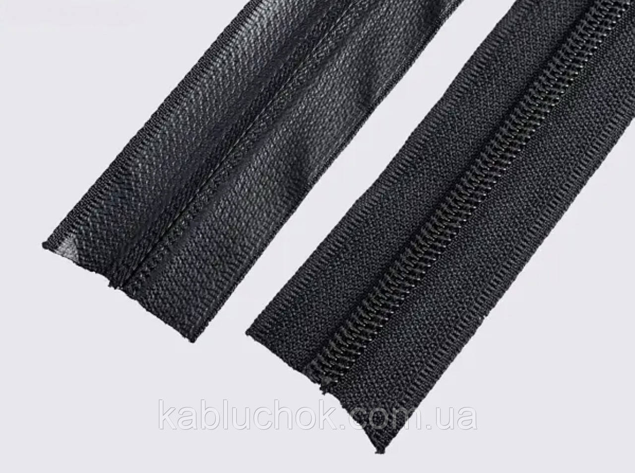 Блискавка  № 5 Водонепроникна, Колір чорний, фото 1