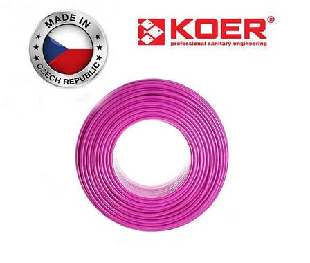 Труба для водяної теплої підлоги PEX-B 16*2.0 з кисневим бар'єром EVOH (400м/уп), фото 1