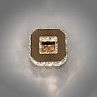 Світлодіодне бра LED 6 Вт кришталеве колір каркасу золотий D-0714G, фото 2