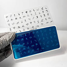 Пластина для стемпінгу Starlet 123 із демо листом