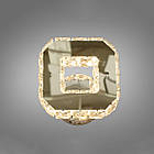 Світлодіодне бра LED 6 Вт кришталеве колір каркасу хром D-0714HR, фото 5