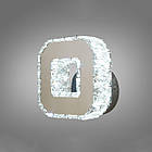 Світлодіодне бра LED 6 Вт кришталеве колір каркасу хром D-0714HR, фото 3