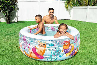 БАСЕЙН Intex 58480 NP "Акваріум", 152-56 см, 360 л, 3,5 кг, від 3 років у коробці