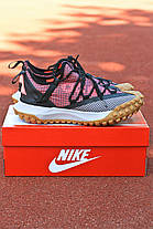 Кросівки чоловічі термо Nike ACG Mountain Fly Low Gore-Tex Red Black Взуття Найк Маунтін Флай червоні текстиль ГореТекс єврозима, фото 2