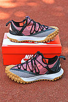 Кросівки чоловічі термо Nike ACG Mountain Fly Low Gore-Tex Red Black Взуття Найк Маунтін Флай червоні текстиль ГореТекс єврозима, фото 4