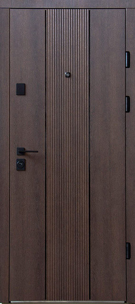 Вхідні двері Magda 516.1/640.1 Тип 3.2 квартира Дрімвуд темний/Емаль біла