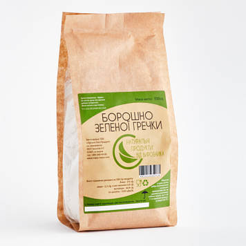 Борошно гречки зеленої 500 гр