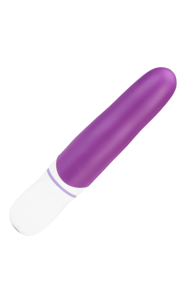 Стильний компактний вібратор AMOR BIG VIBRATOR REAL BIG Violet (Застосунок НЕ Функціонує!)