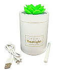 Зволожувач повітря 330 мл Bedlight з підсвічуванням. Ультразвуковий зволожувач повітря Кактус локальний, фото 10