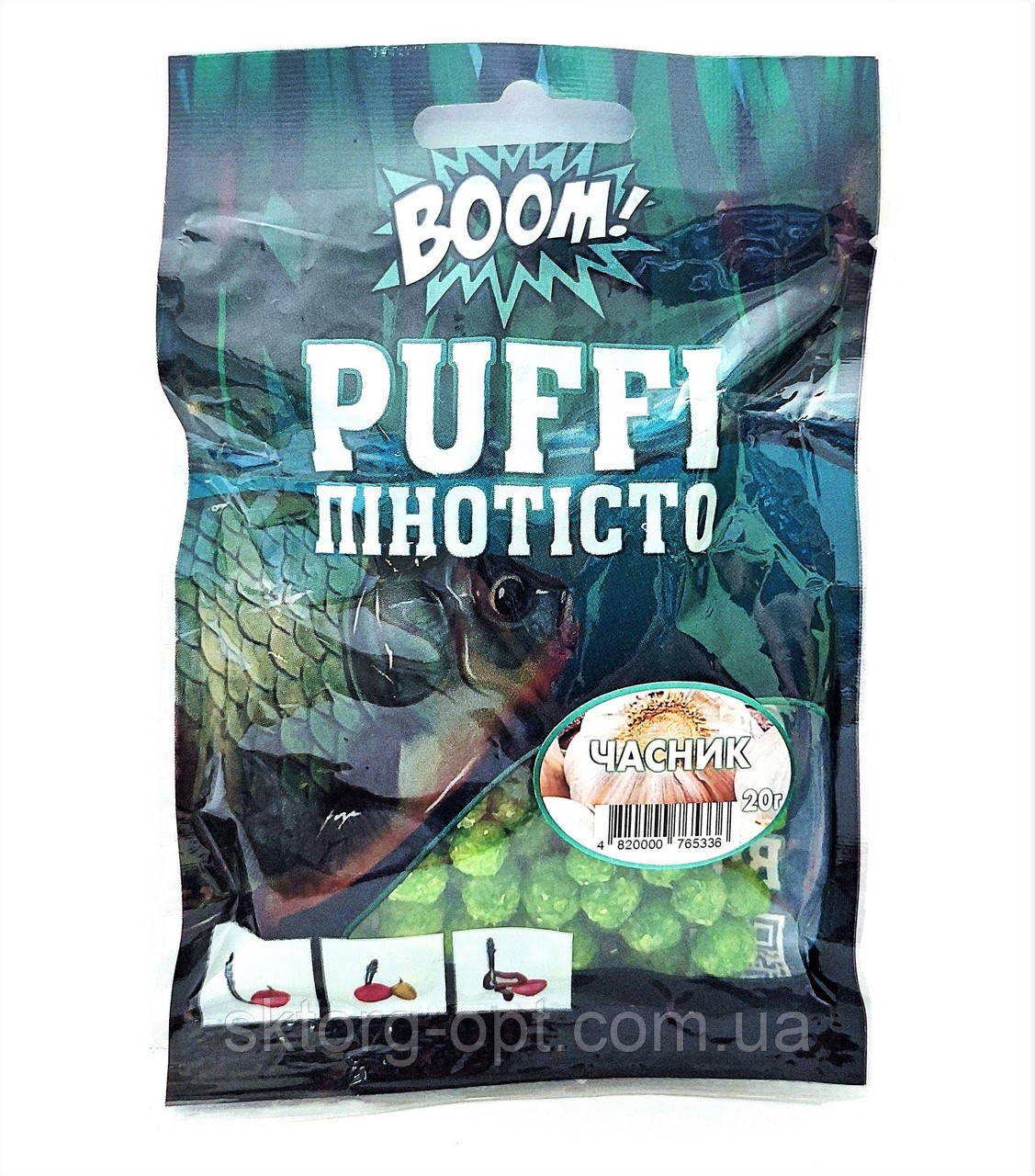 Пінотесто Boom Puffi Часник 20 грамів