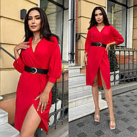 Стильное женское платье миди длины Ткань софт Размеры 42-44, 46-48, 50-52