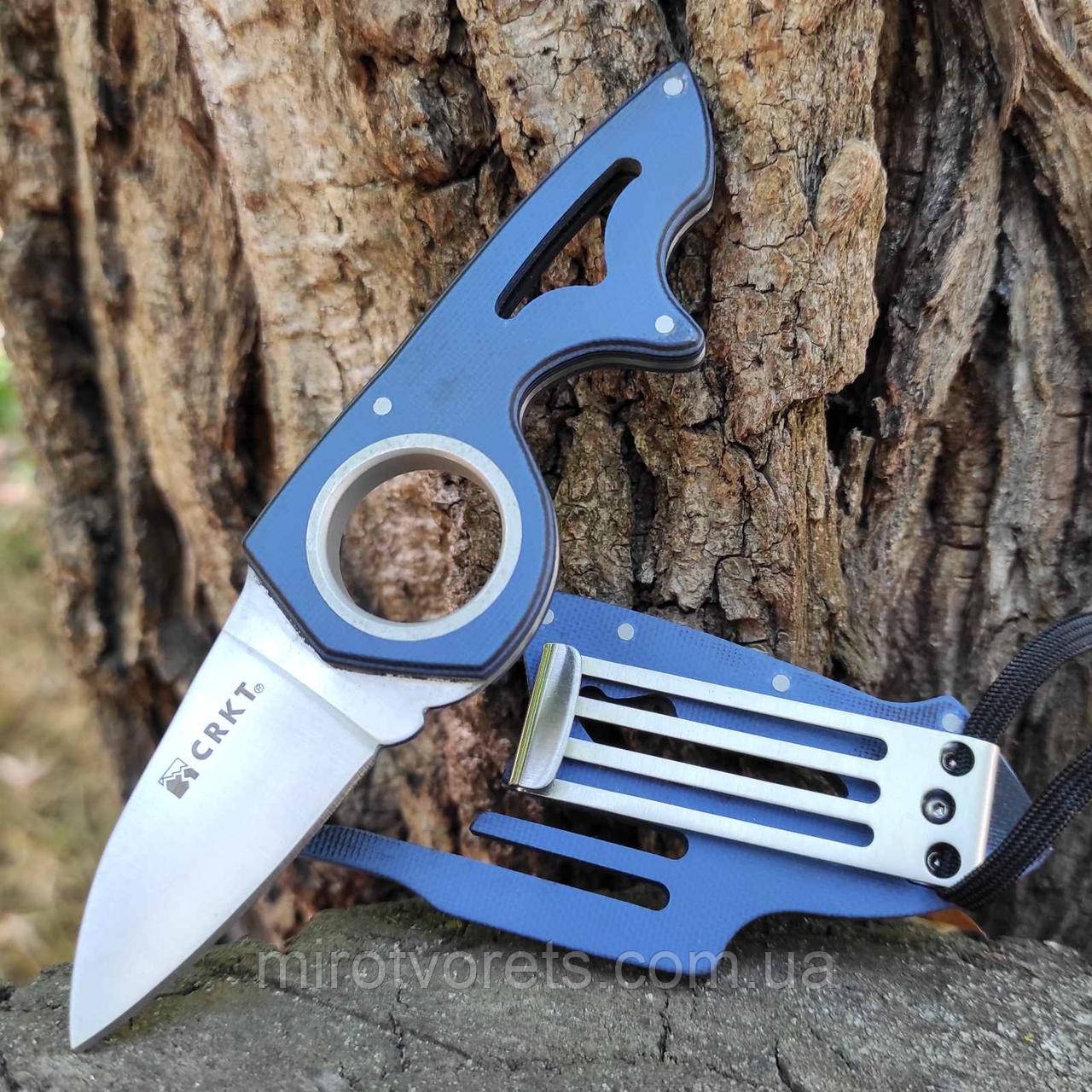 Ніж шийний CRKT Renner Neckolas 2391, G10 blue