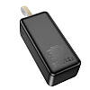 Павербанк PowerBank 40000mAh зі швидкою зарядкою HOCO J111C |2USB/Type-C, PD30W+QC3.0| Чорний, фото 3