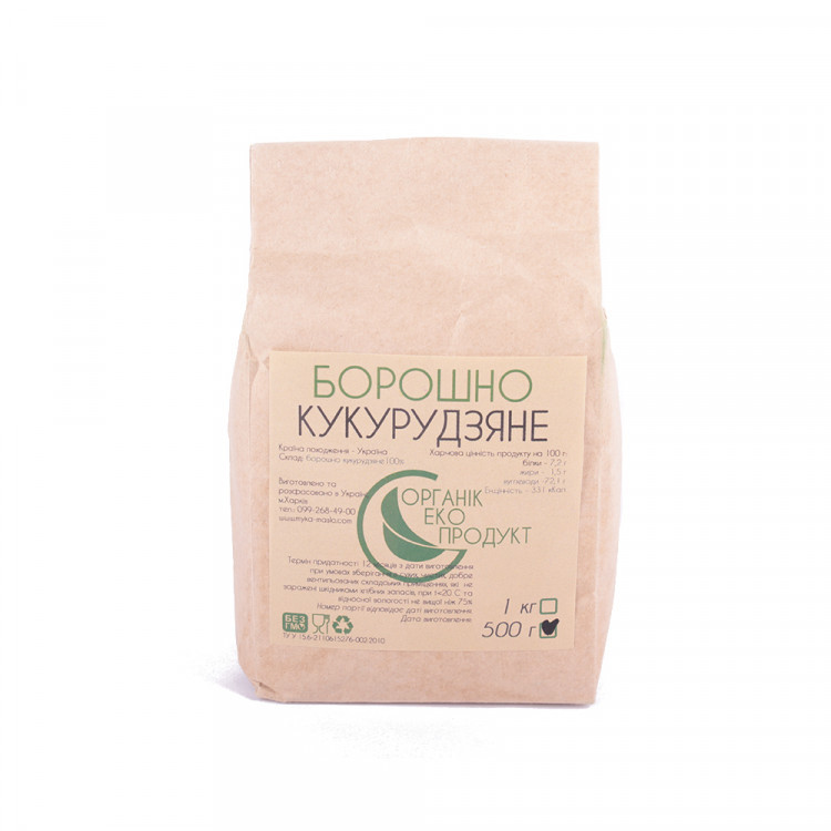 Борошно-кукурудзяне, 500 г, фото 1