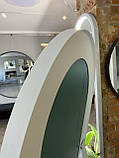 Овальне дзеркало у металевій рамі ProLine, фото 7