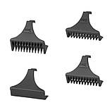 Акумуляторна машинка для стрижки волосся KH001 Бездротовий портативний триммер з 3 насадками, фото 6