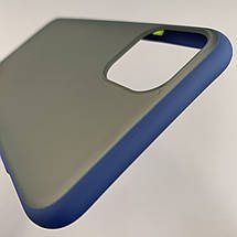 Чохол для Apple iPhone 11 Pro Max чохол Totu з кольоровими кнопками на телефон айфон 11 про макс темно-синій tcb, фото 5