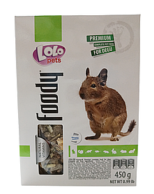 Корм для чилійської білки Дегу 450г Lolopets