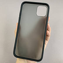 Чохол для Apple iPhone 11 Pro Max чохол Totu з кольоровими кнопками на телефон айфон 11 про макс чорний tcb, фото 2
