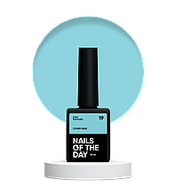 Nailsoftheday Cover base NEW Formula 19 — ніжно-блакитне камуфлююче базове покриття для нігтів, 10 мл