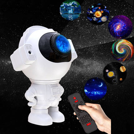 Зірковий 3D-проєктор MGY-141 Astronaut, Bluetooth, Speaker, Night Light, фото 1