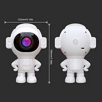 Зоряний 3D проектор космонавт нічник астронавт космічний проектор зоряного неба з Bluetooth колонкою, фото 6