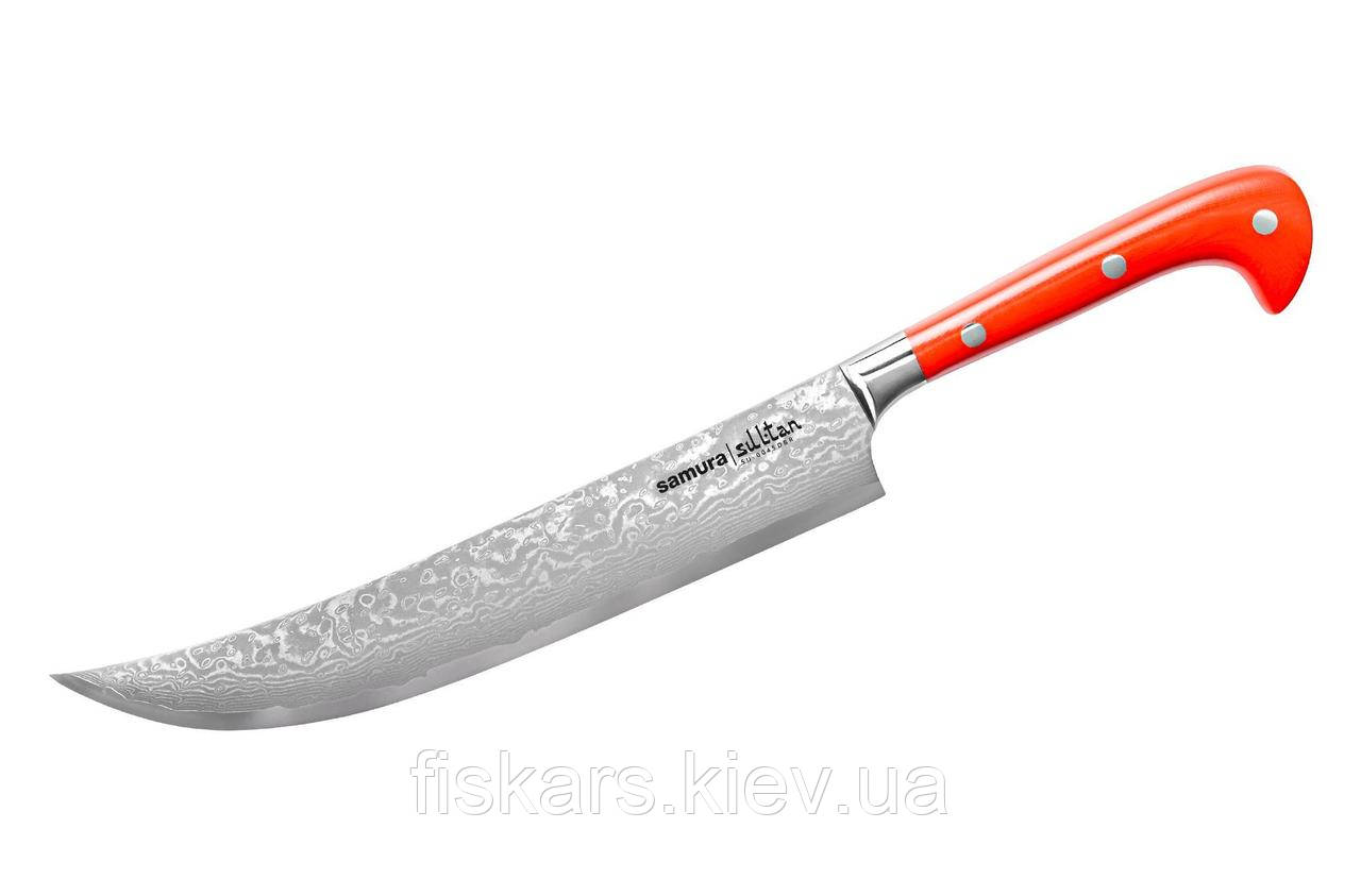 Ніж-слайсер пчак Samura Sultan 210 мм Red (SU-0045DBR)