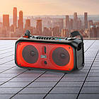 Акустика-караоке HOCO Party wireless dual mic outdoor BT speaker bs54 |BT5.1, 2Mic, 3H, AUX/FM/TF| чорна, фото 8