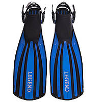 Ласти для дайвінгу з відкритою п'ятою LEGEND F800 розміри 36-48